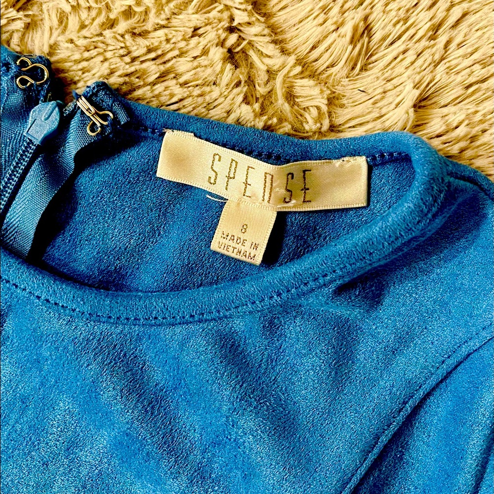 Amazing blue velvet dress used once